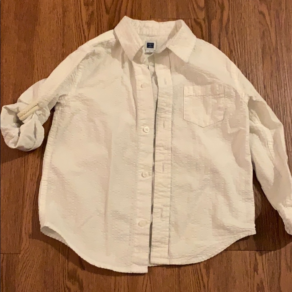 Janie and Jack white button down